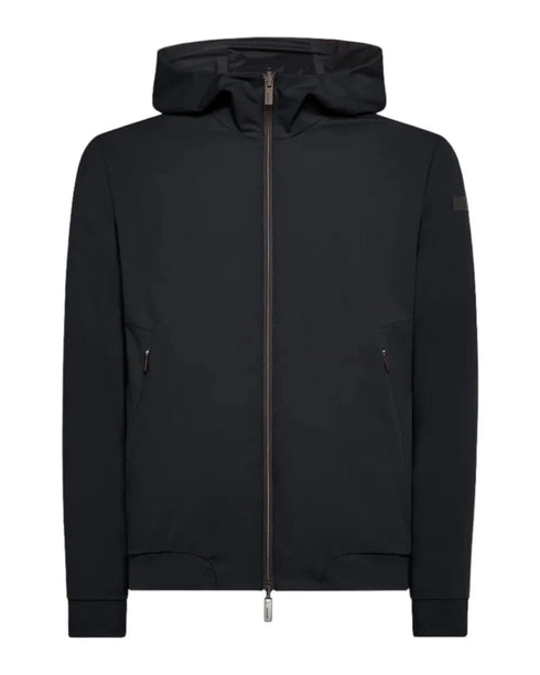 RRD Giubbino Giubbino Uomo Summer Urban Hood reversibile Blue black - Francavilla Moda